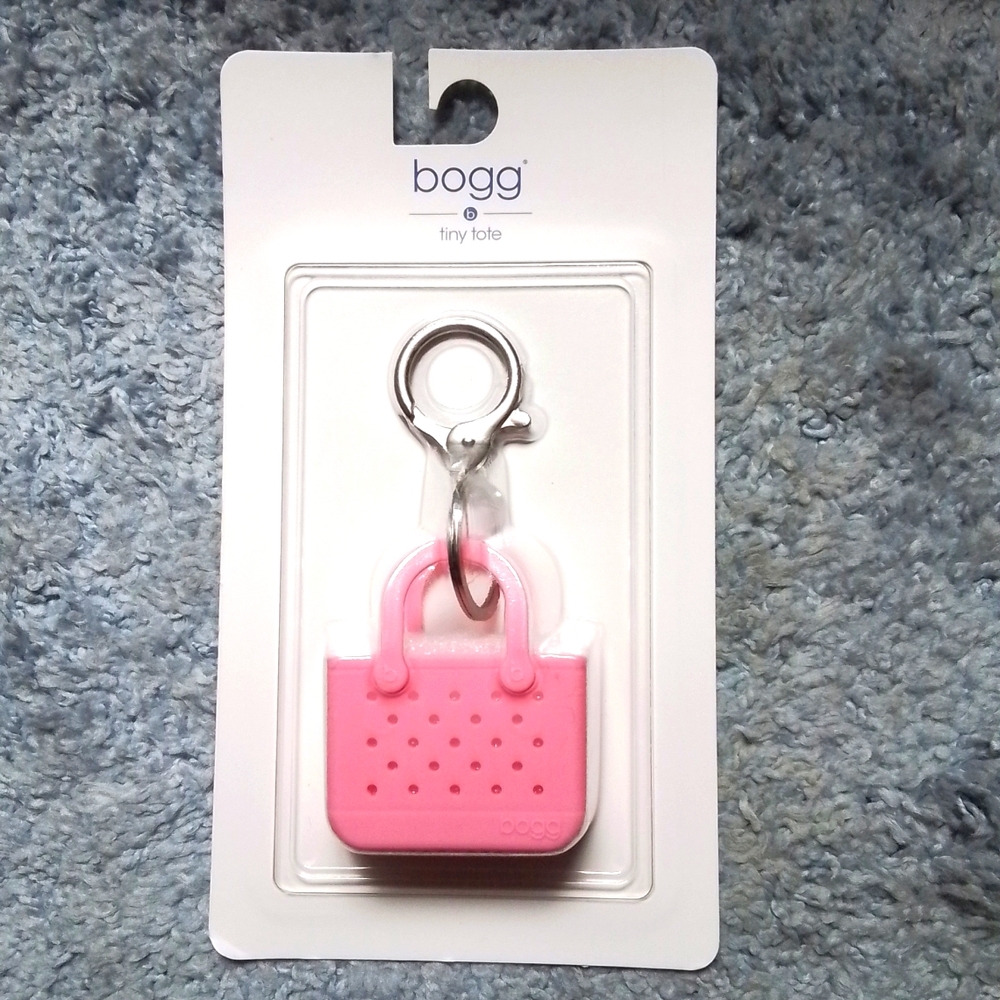 BOGG Tiny Tote Bag Key Chain PINK